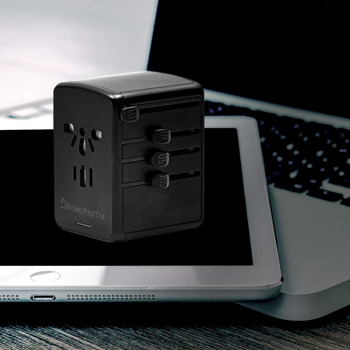 Multiprise cube - HOMEPROTEK - 1 USB A et 2 USB C - Un chargeur à
